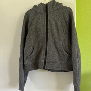 Lululemon Charcoal Zip-Up Hoodie
